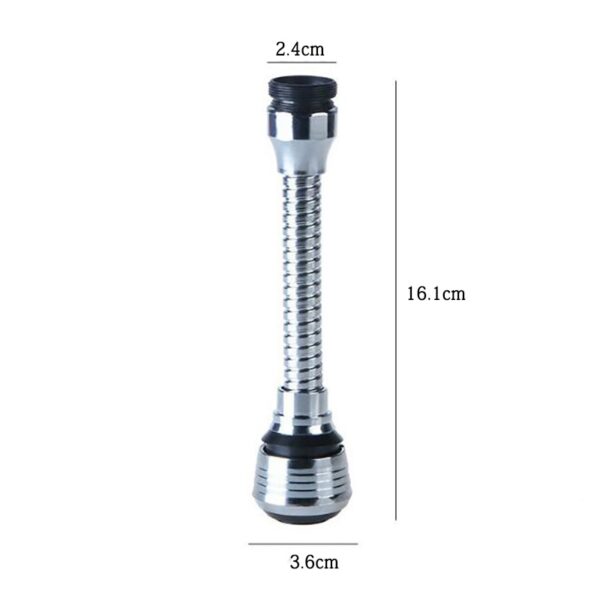 360 Rotatable Bubbler High Pressure Nozzle Filter Tap Adapter - Image 6