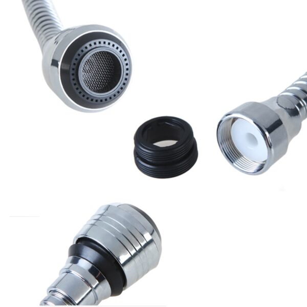 360 Rotatable Bubbler High Pressure Nozzle Filter Tap Adapter - Image 7