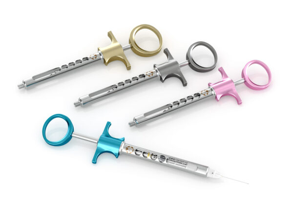 Aspirating Syringe Thumb Ring Gold Standard